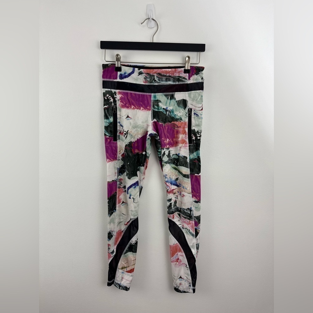 LULULEMON Inspire Tight II Full-On Luxtreme (Mesh) Pigment Wave Multi / Black. - Picture 2 of 10
